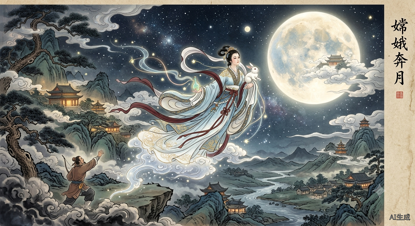 嫦娥奔月月宫传说