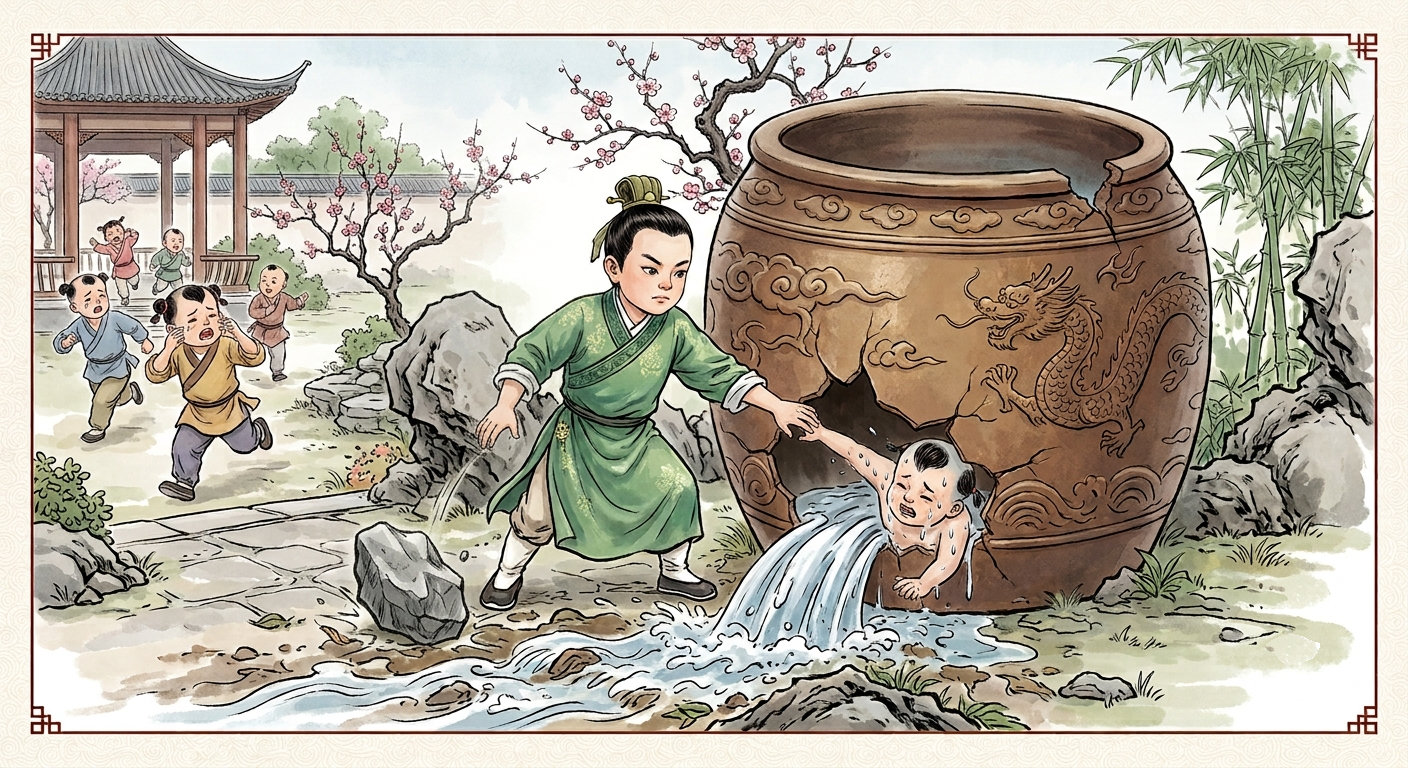 司马光砸缸